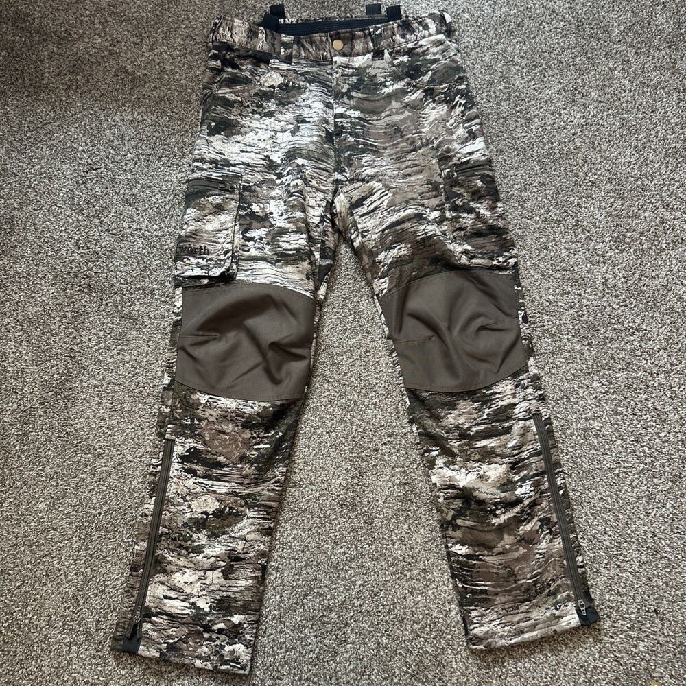 Hunt worth Camo Mens Microban Cold Weather Pants Sz Medium Hunting Clothing
